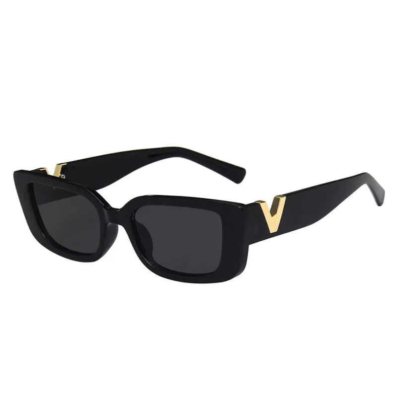 Retro Rectangle UV400 Sunglasses for Women