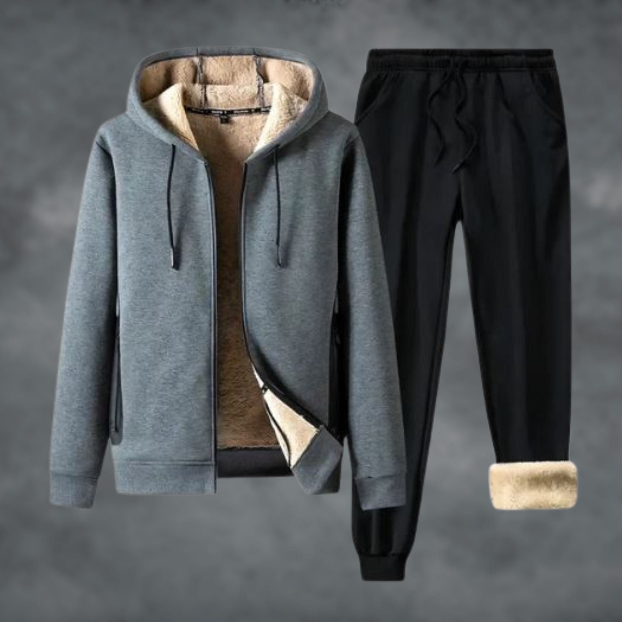 Warren - Cozy Sweatshirt and Jogger Set for Men