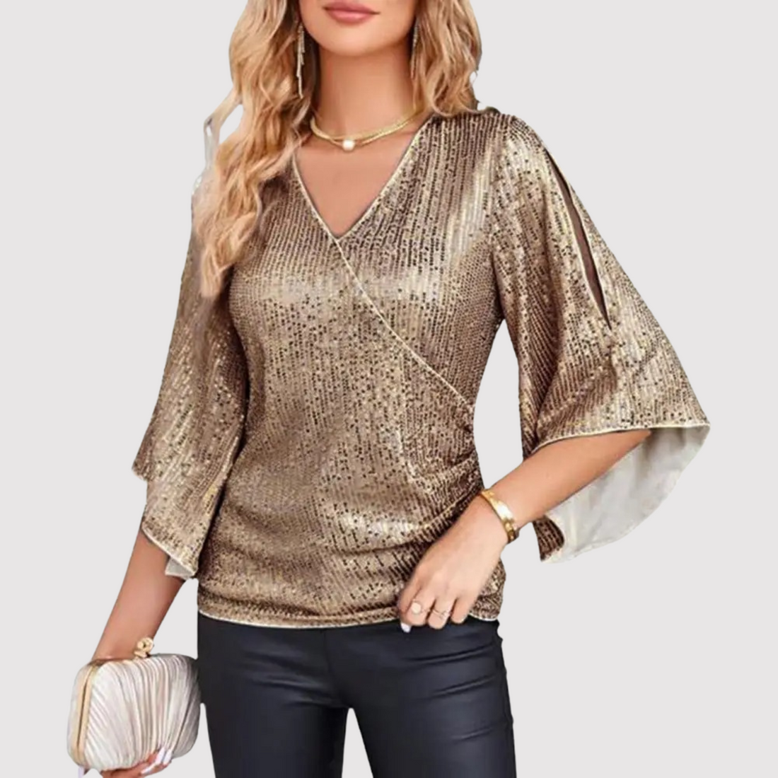 Elegant Sequined Top for Women | Susanne