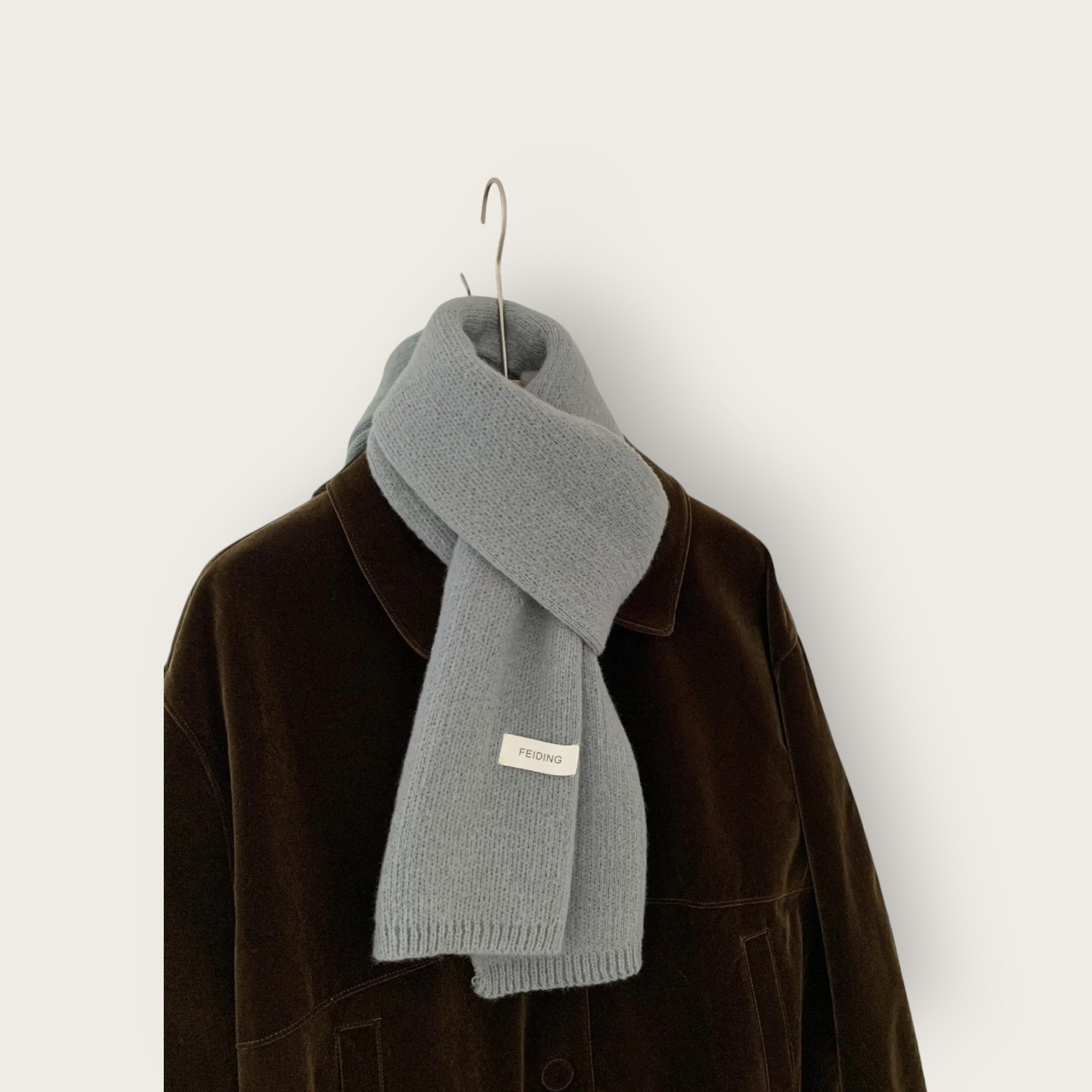 Unisex Scarf - Chunky Finish with Ribbed Ends