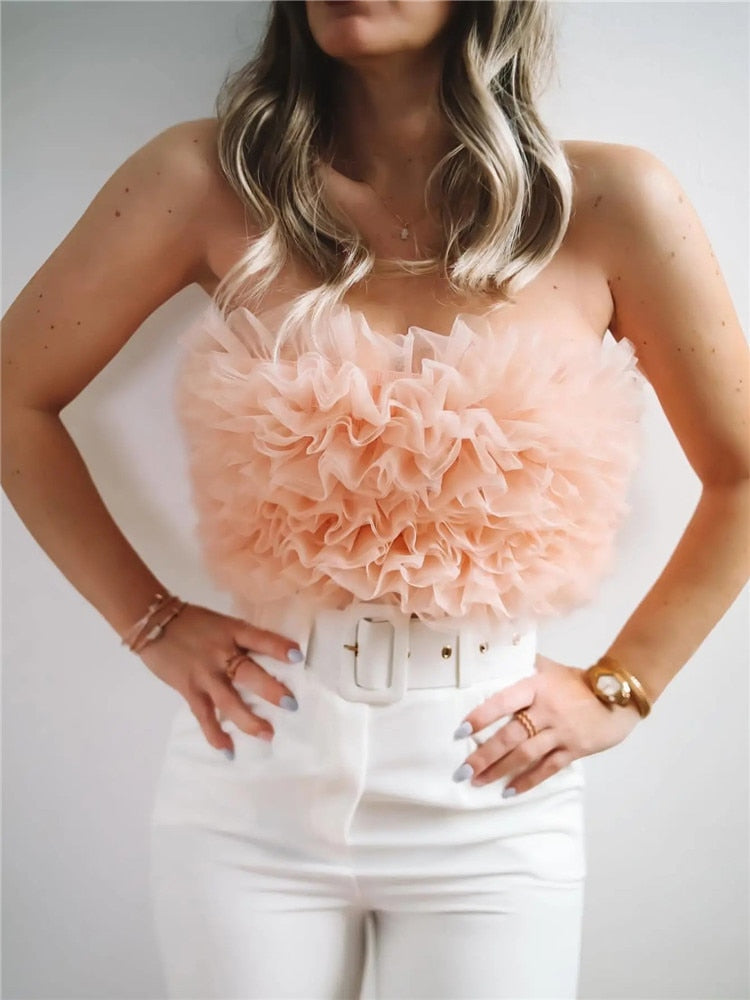 Stylish Strapless Top for Women | Mia