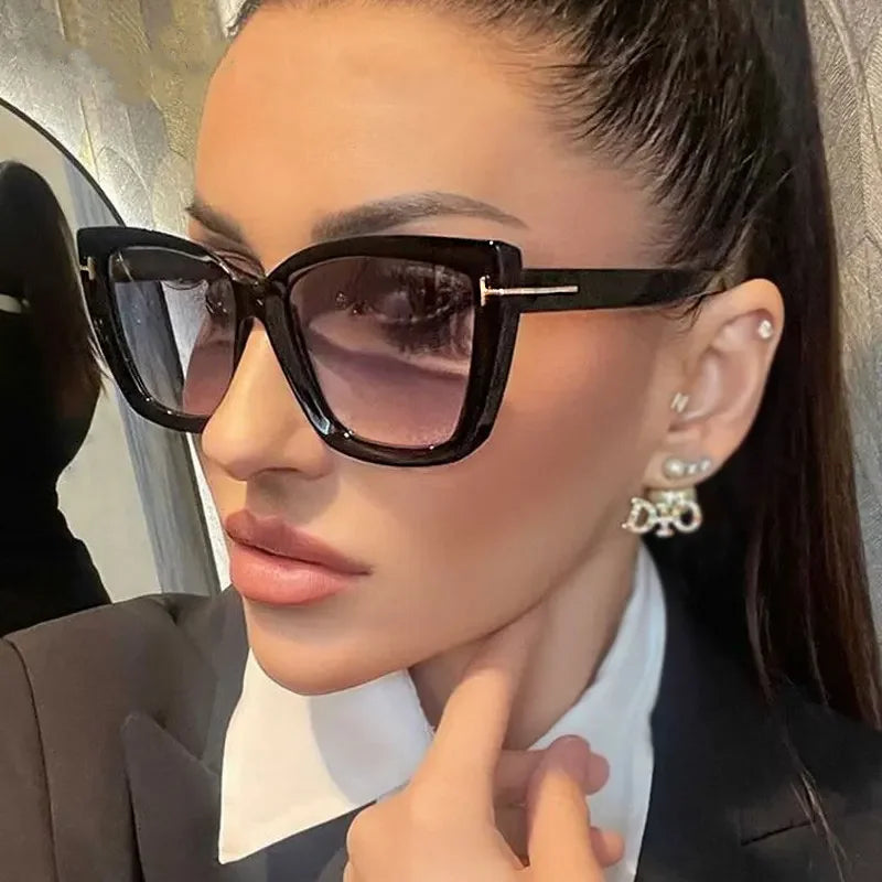 Oversized Cat Eye UV400 Sunglasses for Women