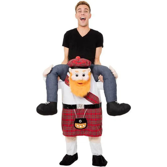 Men's Oktoberfest 'Carry Me' Halloween Costume - Funny Piggyback