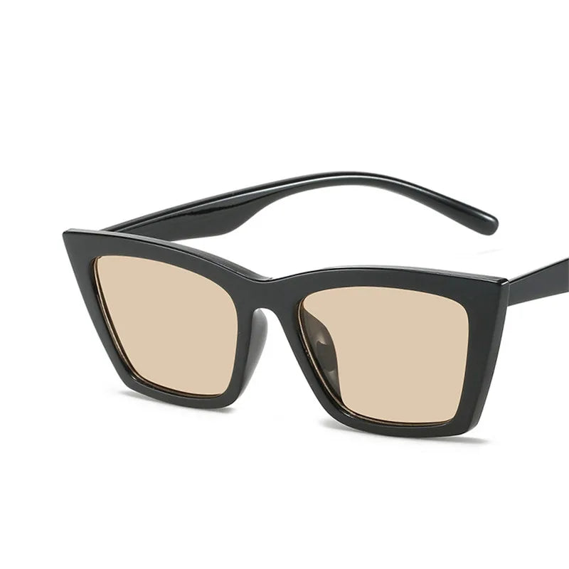 Vintage Square Cat Eye UV400 Sunglasses for Women