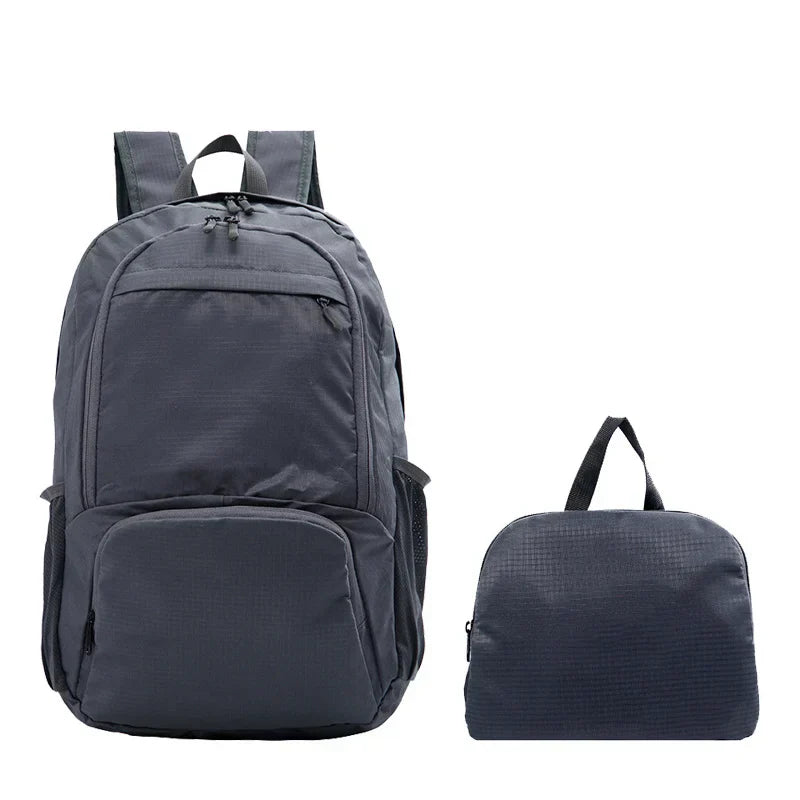 Unisex Lightweight Foldable Travel Backpack - Waterproof & Organised