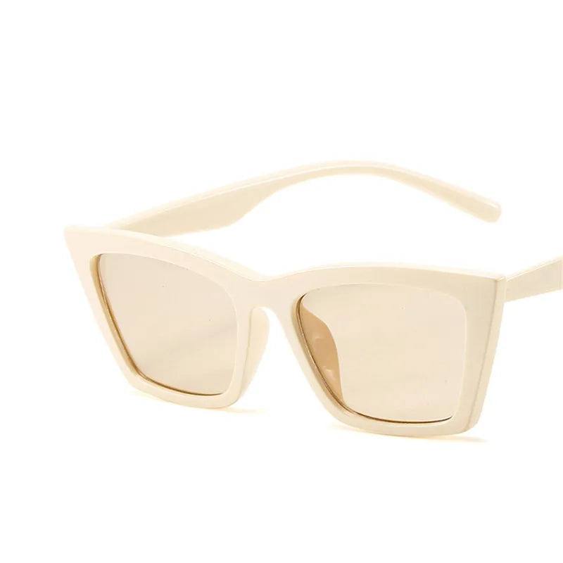 Vintage Square Cat Eye UV400 Sunglasses for Women
