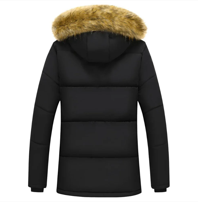 Men's Winter Jacket – Padded Hooded Parka