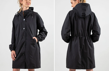 Women's Stylish Waterproof Coat - All-Weather Protection