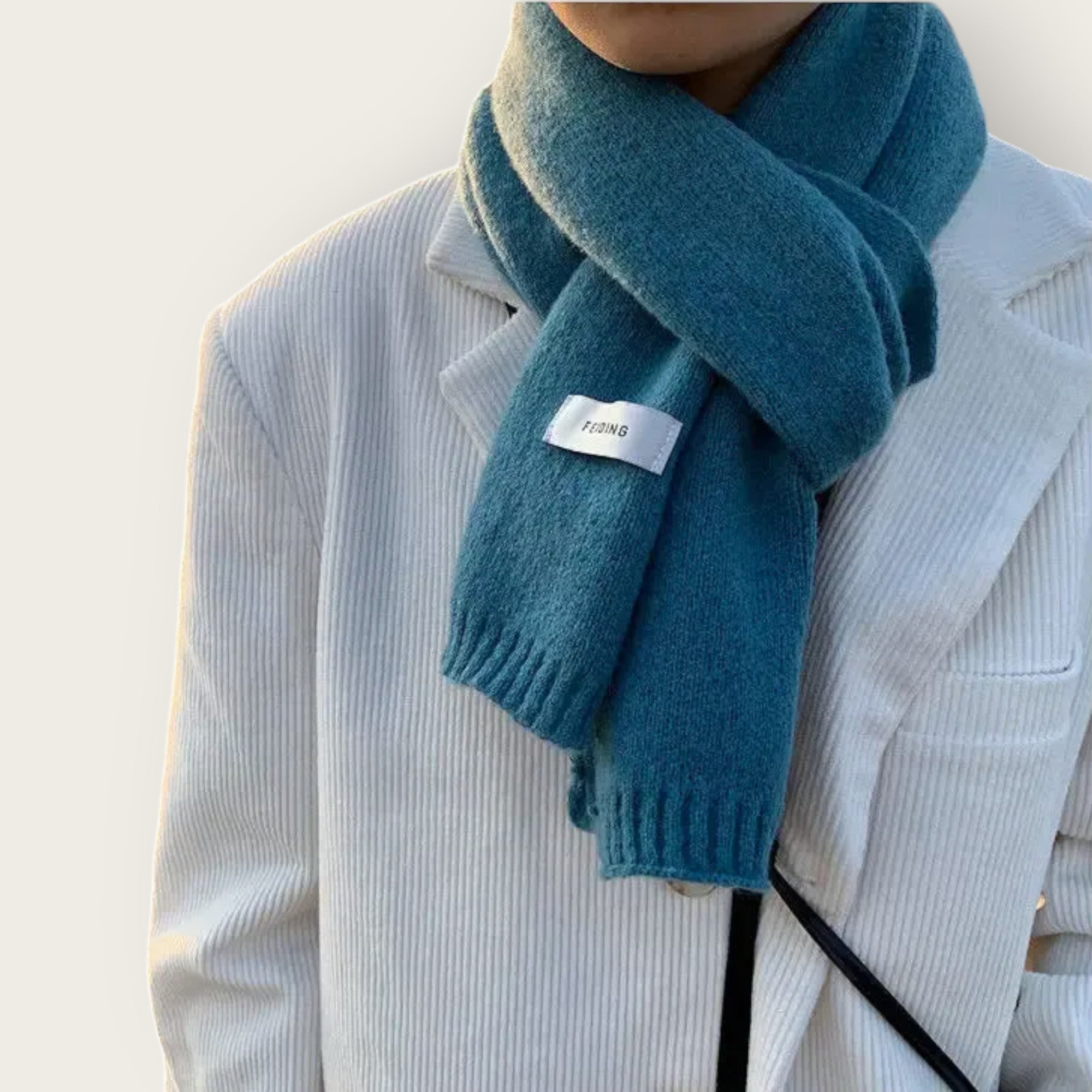 Unisex Scarf - Chunky Finish with Ribbed Ends