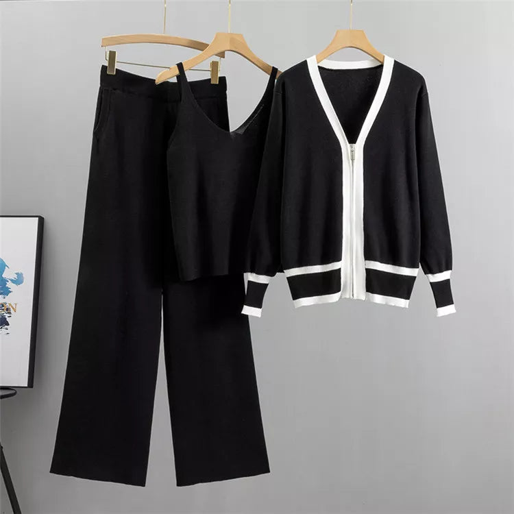 Women's Elegant 3-Piece Set - Mix-and-Match Outfit