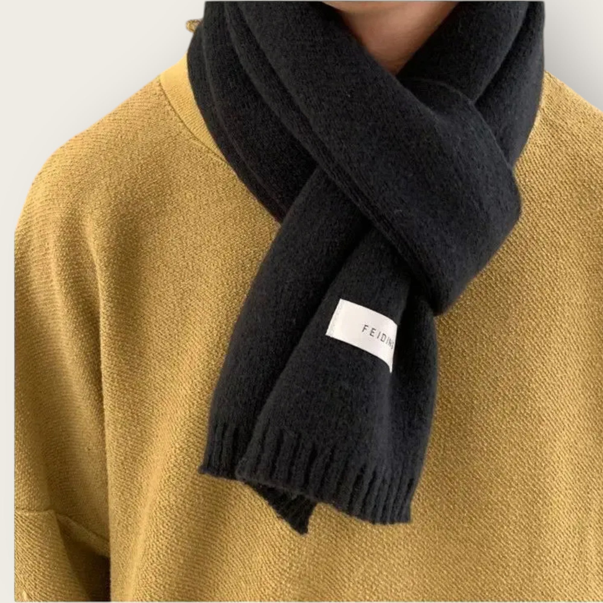 Unisex Scarf - Chunky Finish with Ribbed Ends