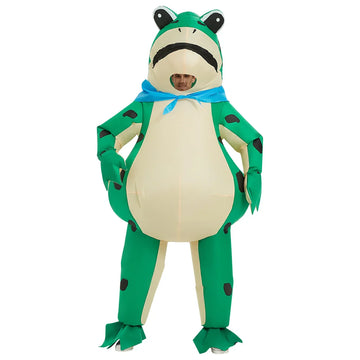 Unisex Adult Inflatable Frog Halloween Costume - Funny Animal Fancy Dress Outfit