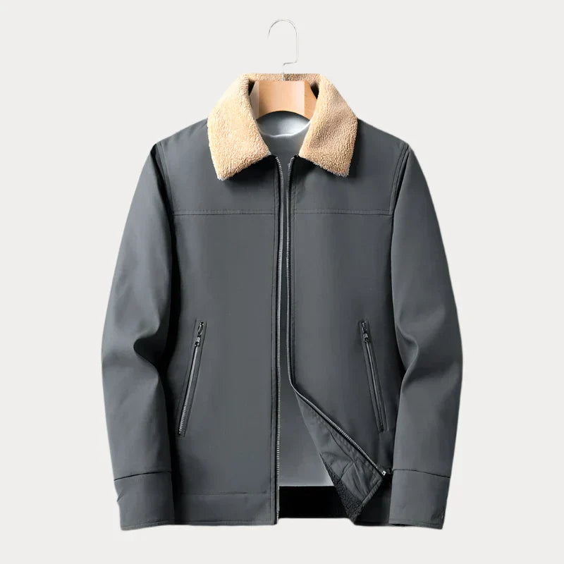 Elliot - Stylish Zipper Autumn Jacket with Side Pockets for Men