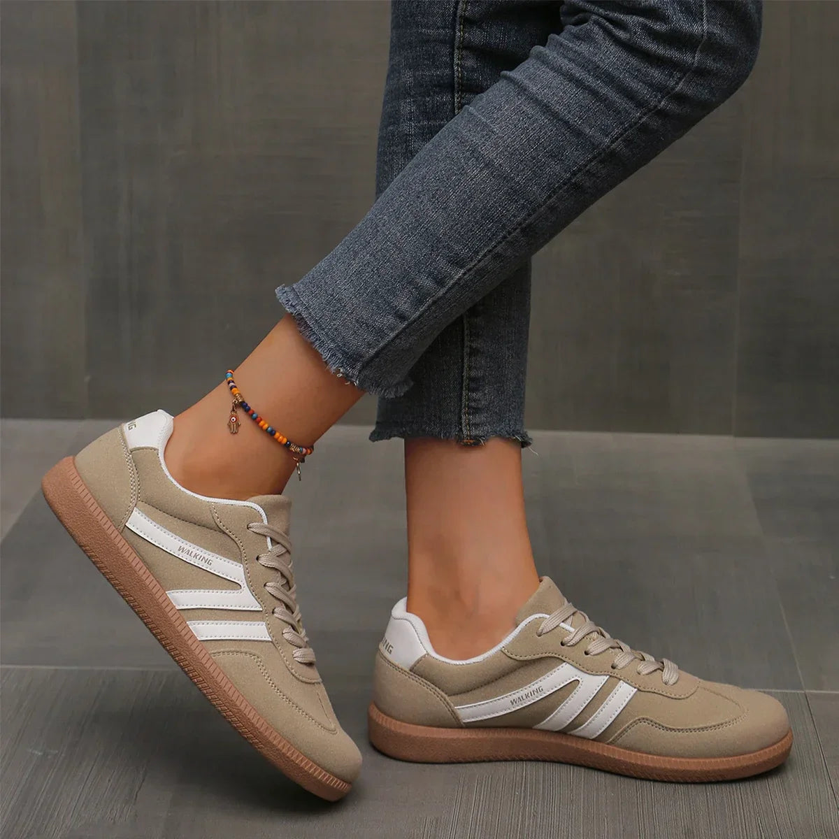 Supportive Lightweight Walking Sneakers for Women