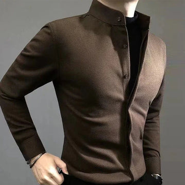 Clark - Elegant Long-Sleeve Winter Shirt for Men