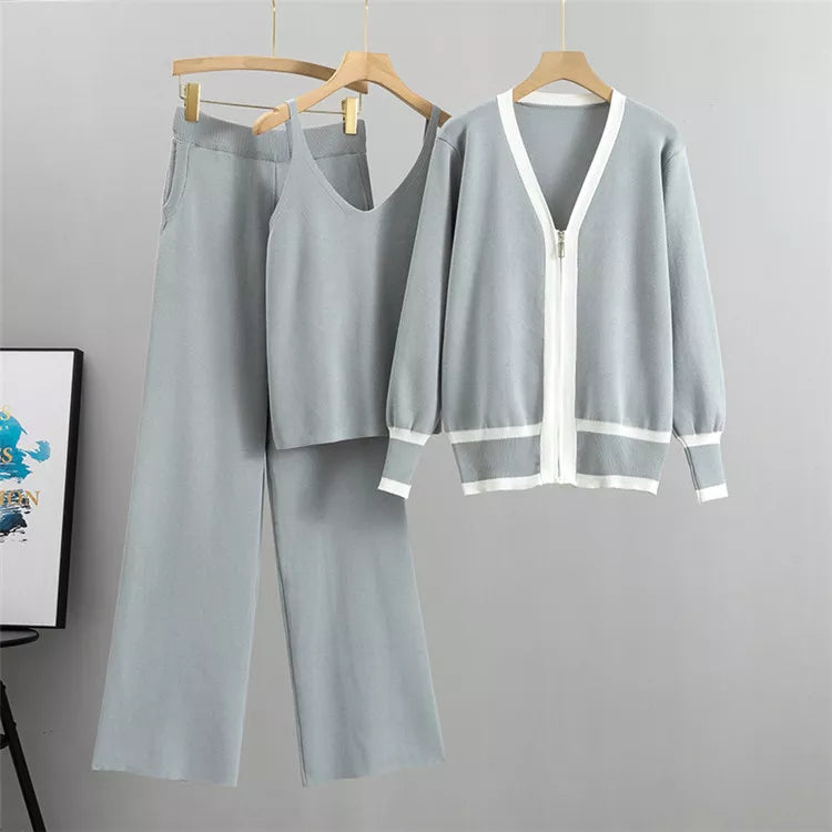 Women's Elegant 3-Piece Set - Mix-and-Match Outfit