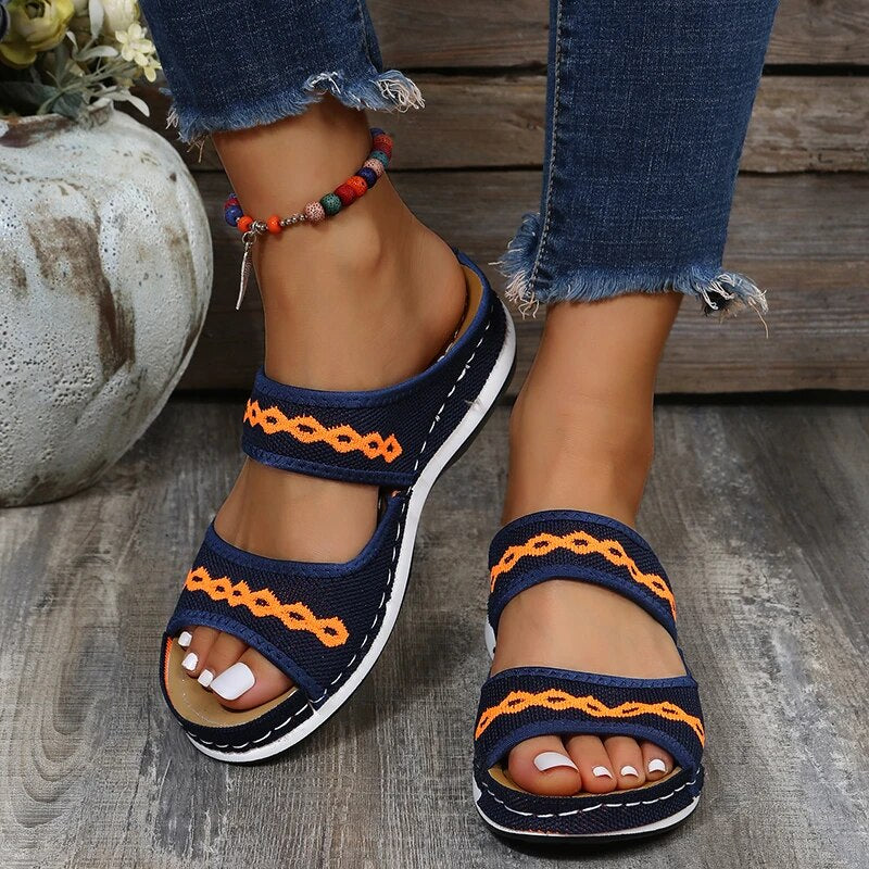 Women's Orthopedic Summer Sandals - Arch Support Velcro Breathable