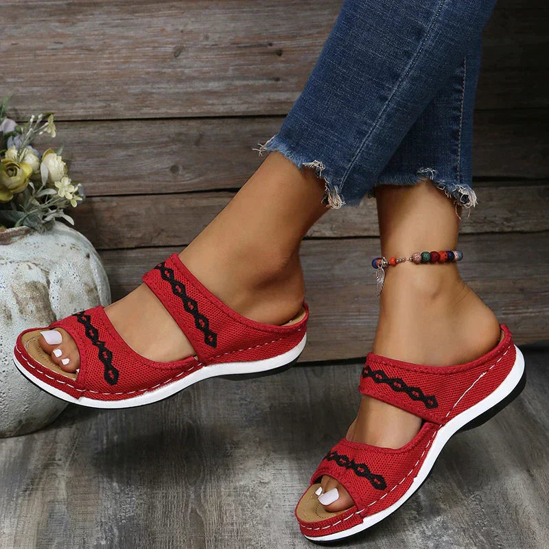 Women's Orthopedic Summer Sandals - Arch Support Velcro Breathable