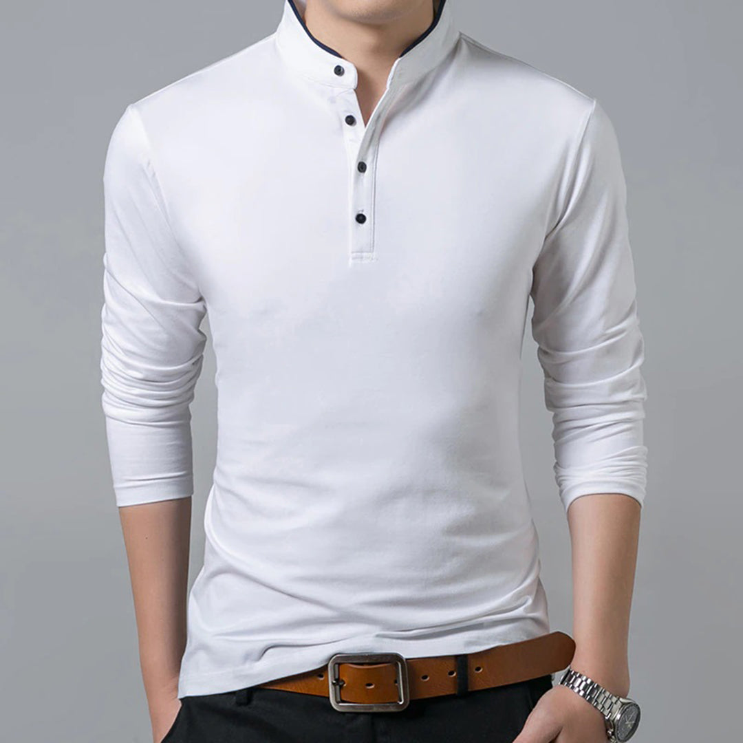 Trendy and Stylish Long Sleeve Polo Shirt for Men