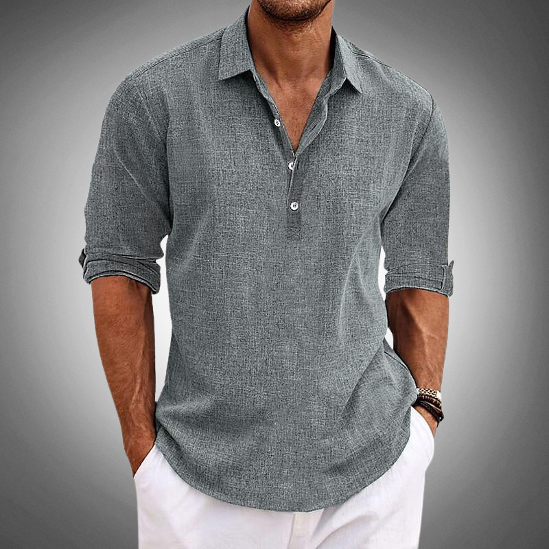 Classic and Versatile Long Sleeve Shirt for Men