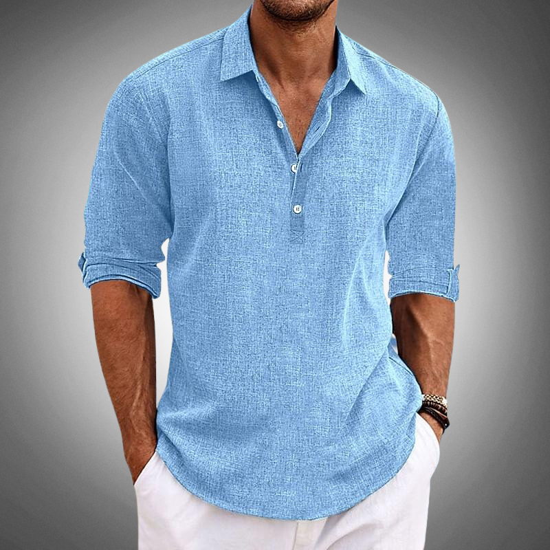 Classic and Versatile Long Sleeve Shirt for Men
