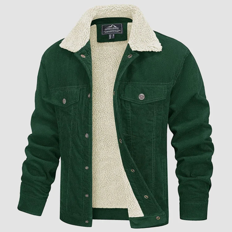 Men's Stylish Corduroy Jacket - Warm Lining