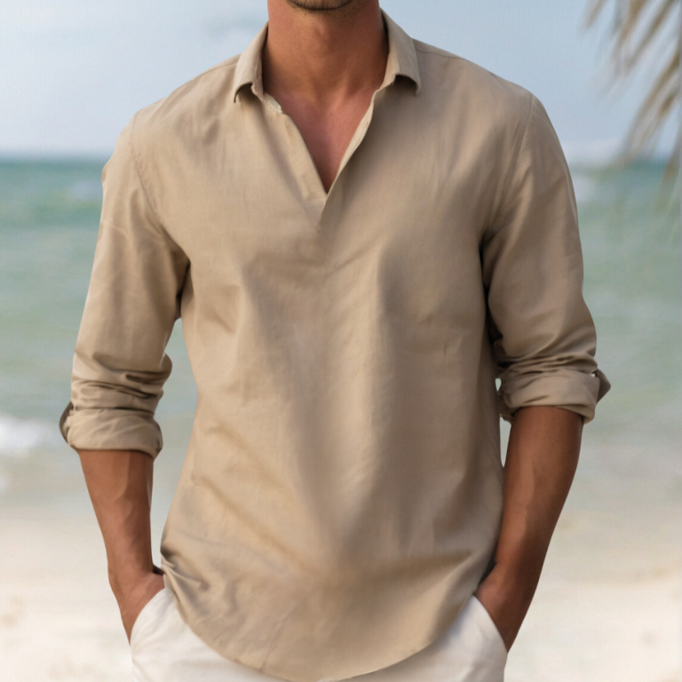 Breathable Linen Shirt for Men