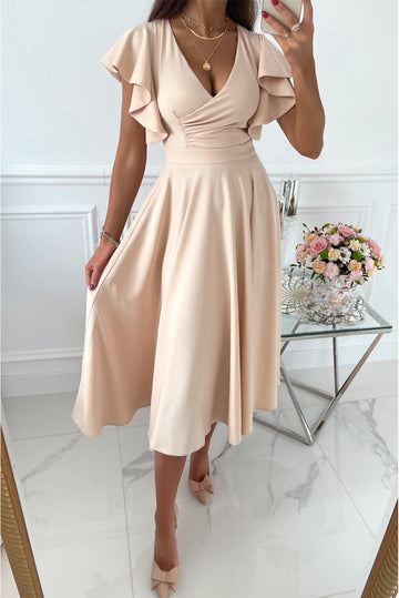 Stylish and Comfortable V-Neck Dress for Women | Hannah