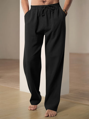 Lightweight Relaxed Fit Lounge Trousers for Men