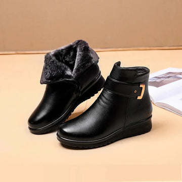 Women's Ankle Boots - Warm Lined with Side Zip