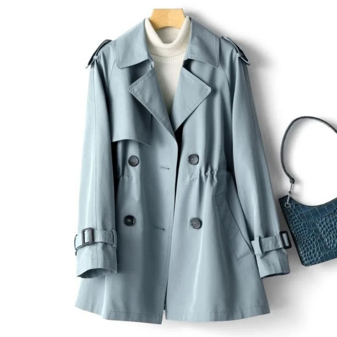 Women's Warm Trench Coat - Stylish & Comfortable