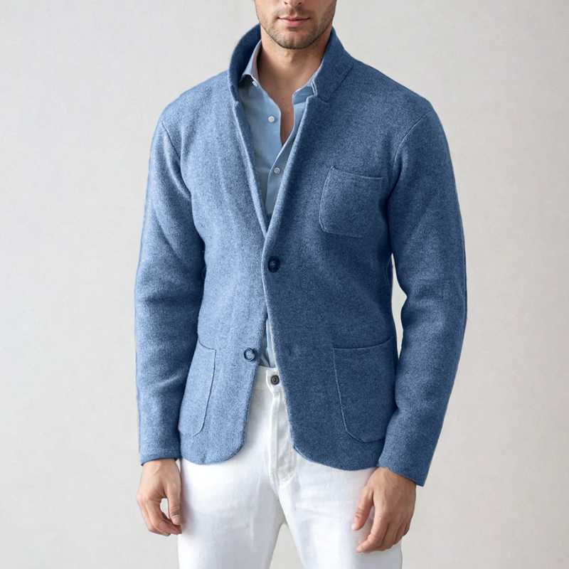 Men's Cardigan Blazer - Smart-Casual Jacket