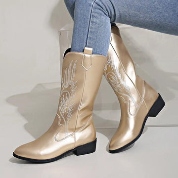 Women's Soft Western Cowboy Boots - Comfortable & Versatile