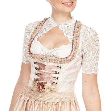Women's Oktoberfest Lace Dirndl Top - Oktoberfest Outfit