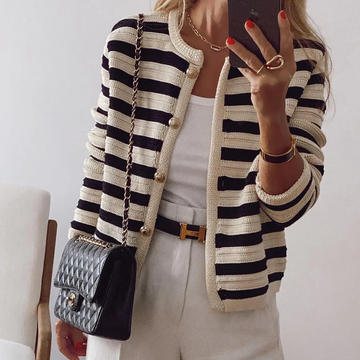 Chic Striped Fashion Set for Women | Vivienne