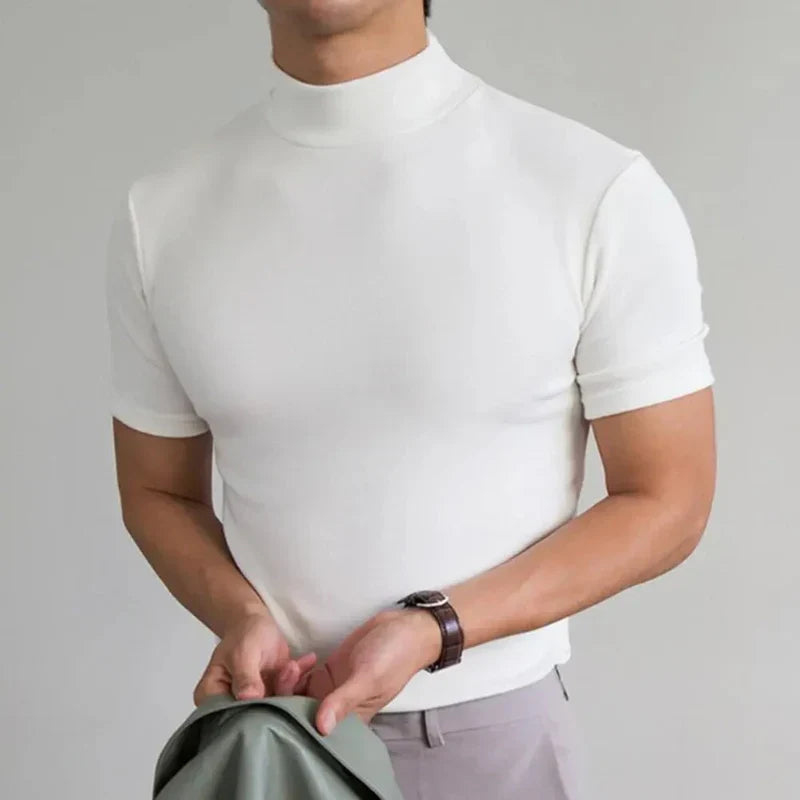 Sleek and Comfortable Turtleneck Top for Men