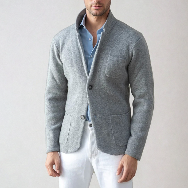 Men's Cardigan Blazer - Smart-Casual Jacket