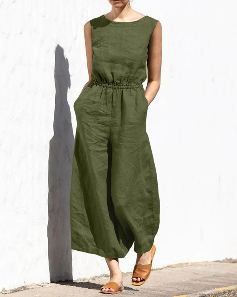 Stylish Wide-Leg Jumpsuit for Women | Mia