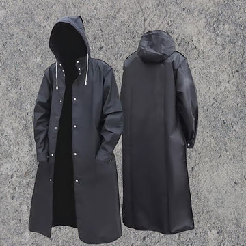 Men's Stylish Hooded Waterproof Jacket - Functional Outerwear