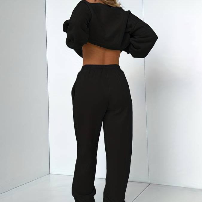 Women's Jumper & Jogger Set - Loungewear Outfit