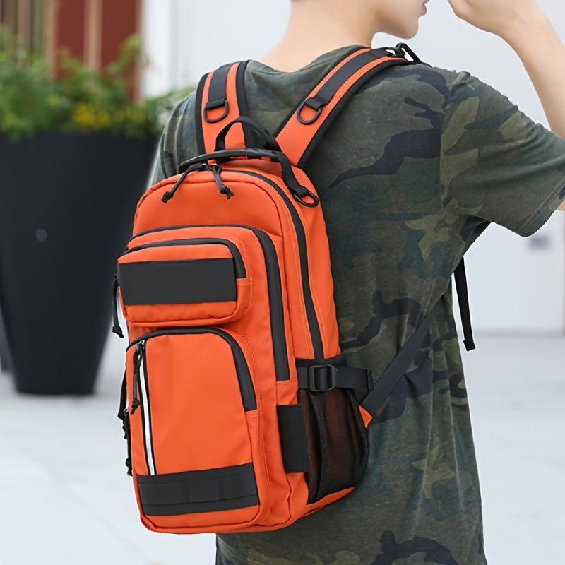 Men's Waterproof Fishing & Travel Backpack - Multifunctional & Ergonomic