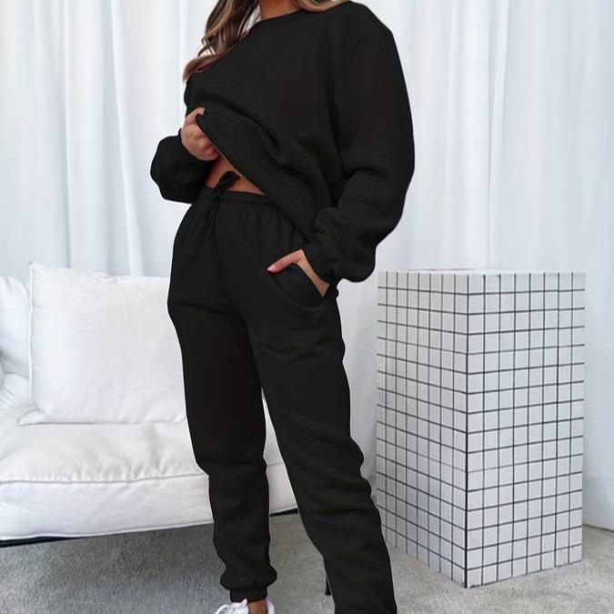 Women's Jumper & Jogger Set - Loungewear Outfit