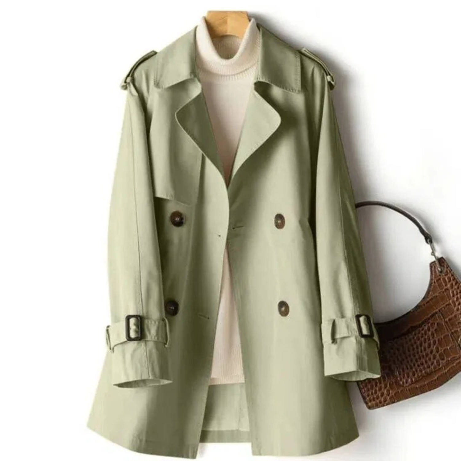 Women's Warm Trench Coat - Stylish & Comfortable