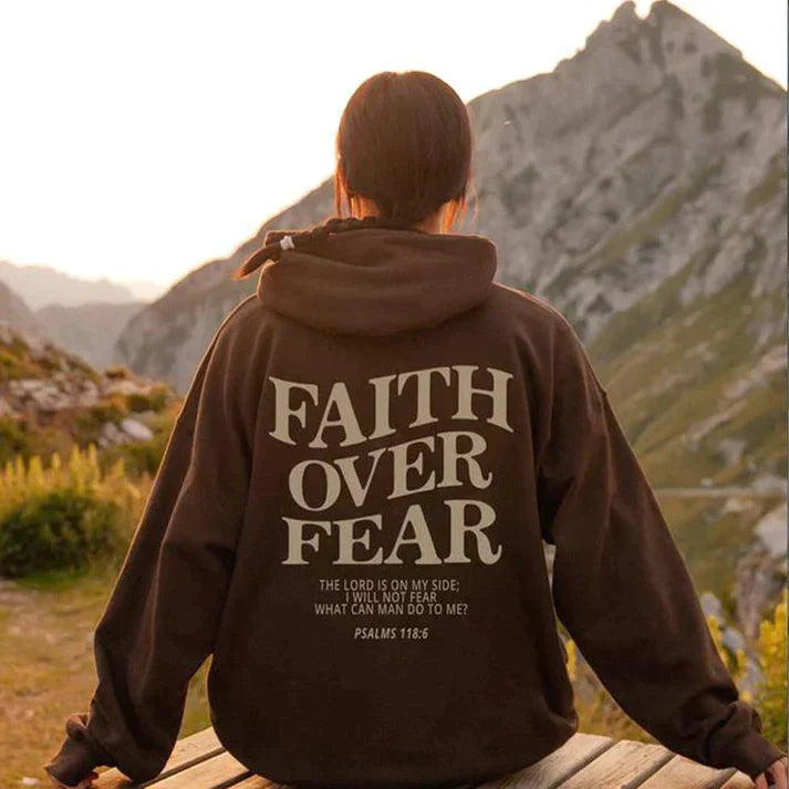 Unisex Hoodie - Pullover with Slogan Print