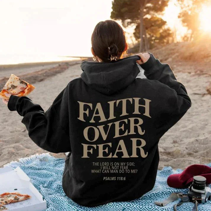 Unisex Hoodie - Pullover with Slogan Print