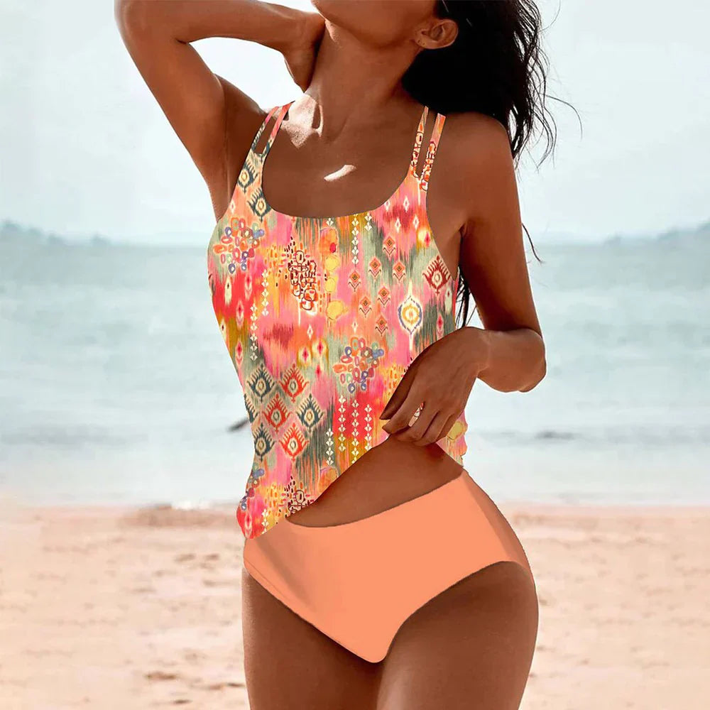 Vibrant Tankini Swimsuit for Women