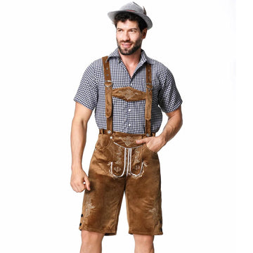 Men's Oktoberfest Leather Shorts - Oktoberfest Outfit