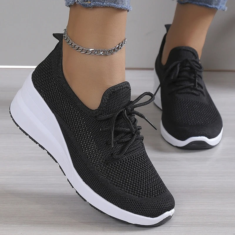 Comfortable and Breathable Mesh Slip-On Sneakers for Women