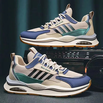 Men's Sports Trainers - Lace-Up with Air Cushion Sole