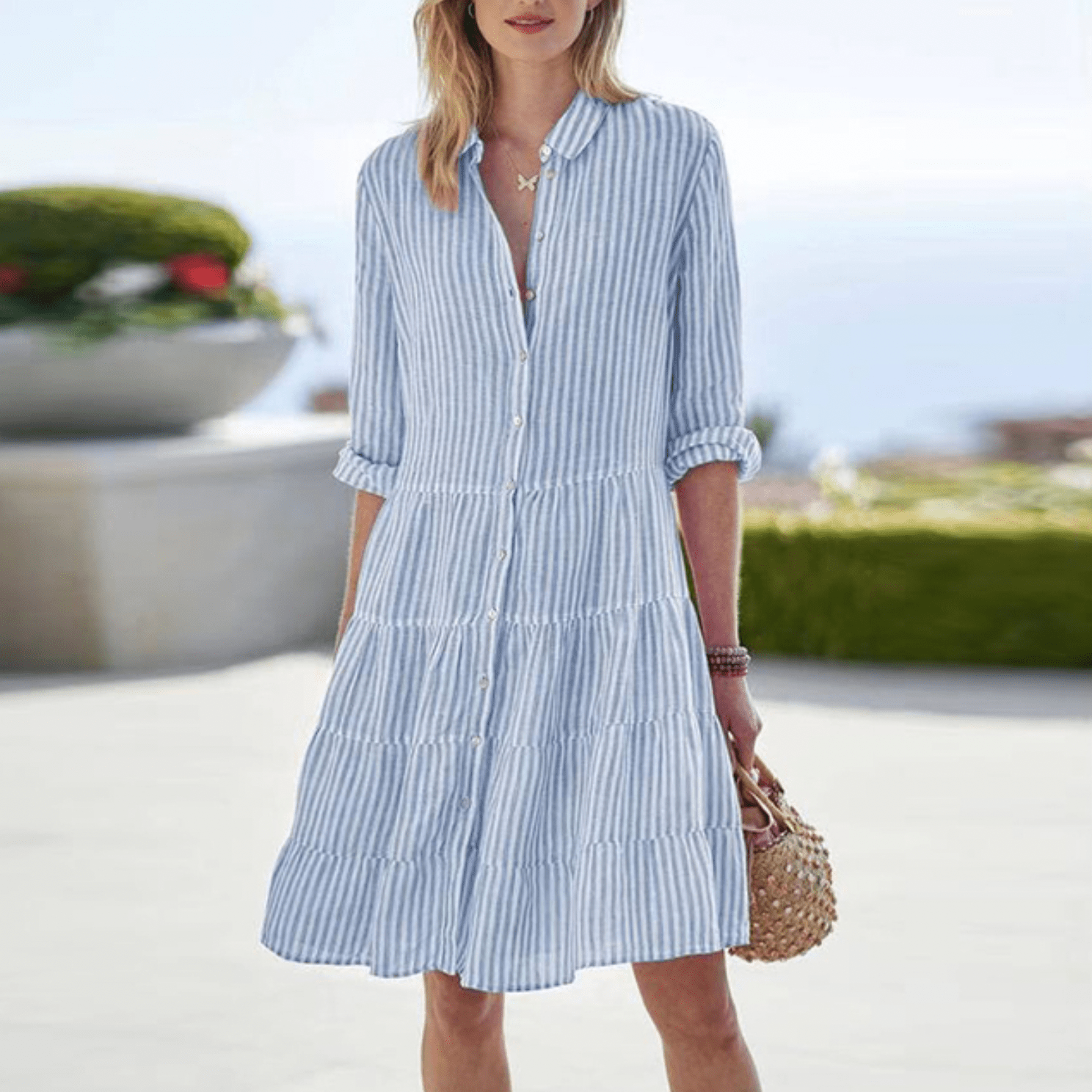 Stylish and Trendy Striped Dress for Women